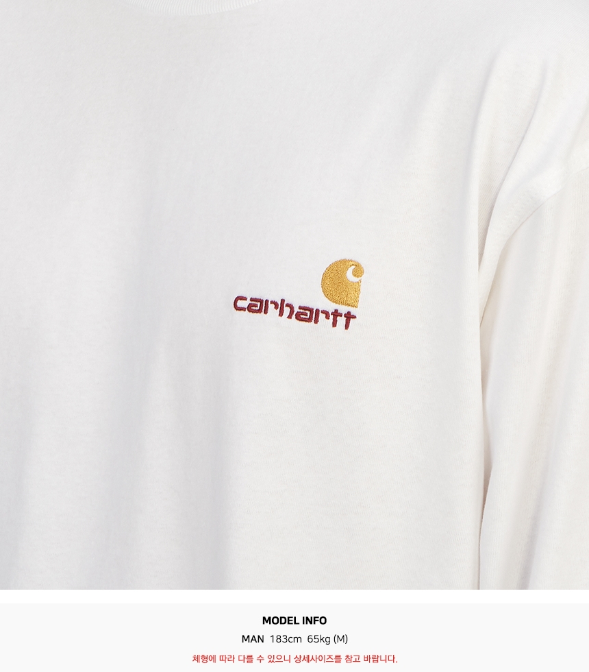 칼하트윕(CARHARTT WIP) 남성 긴팔티셔츠 I029955 02XX