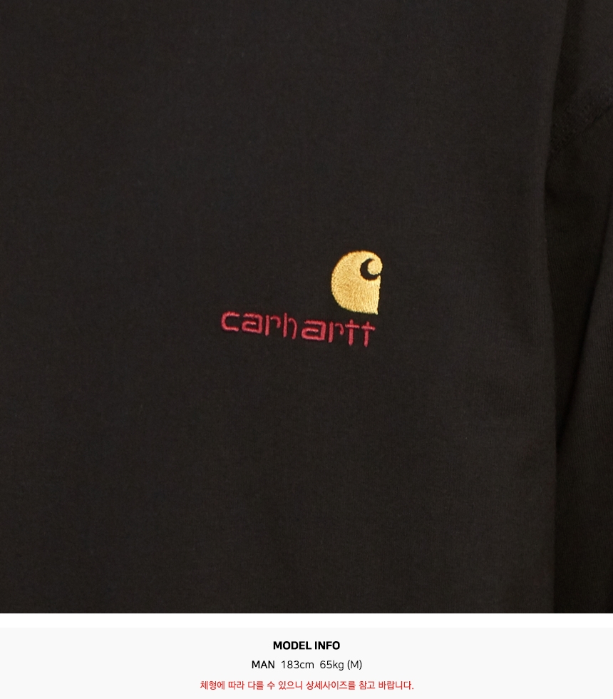 칼하트윕(CARHARTT WIP) 남성 긴팔티셔츠 I029955 89XX