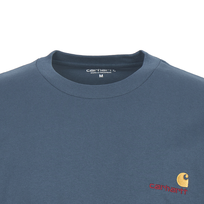 칼하트윕(CARHARTT WIP) 아메리칸 스크립트 남성 반팔티셔츠 I029956 3GBXX