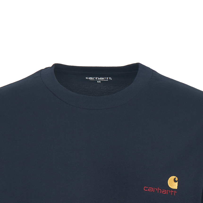 칼하트윕(CARHARTT WIP) 아메리칸 스크립트 남성 반팔티셔츠 I029956 J0XX
