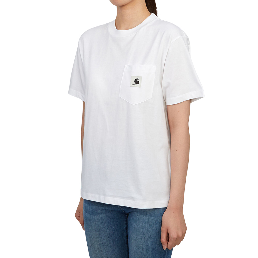 칼하트윕(CARHARTT WIP) 포켓 여성 반팔티셔츠 I032215 02XX