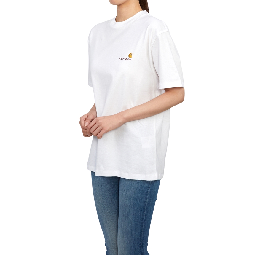 칼하트윕(CARHARTT WIP) 아메리칸 스크립트 여성 반팔티셔츠 I032218 02XX