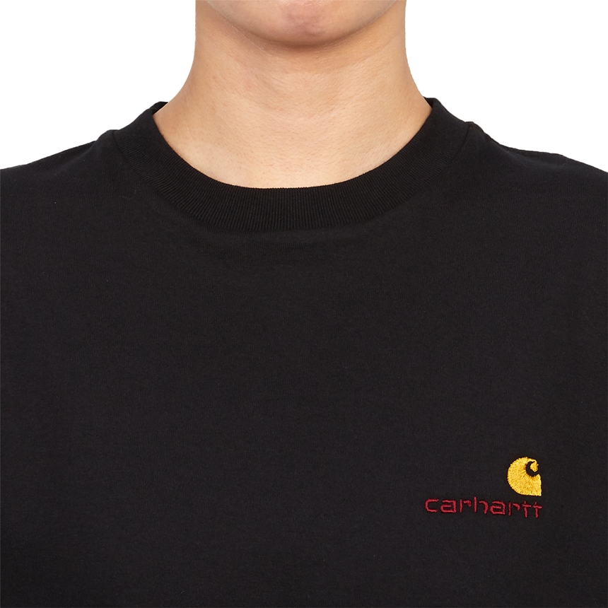 칼하트윕(CARHARTT WIP) 아메리칸 스크립트 여성 반팔티셔츠 I032218 89XX