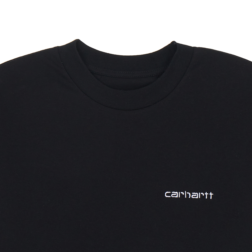 칼하트윕(CARHARTT WIP) 스크립트 엠브로이더리 여성 반팔티셔츠 I032293 0D2XX