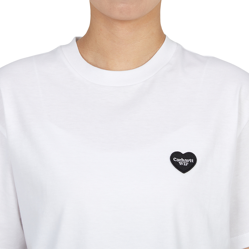 칼하트윕(CARHARTT WIP) 하트 패치 여성 반팔티셔츠 I032318 00AXX