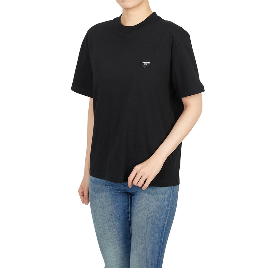 칼하트윕(CARHARTT WIP) 하트 패치 여성 반팔티셔츠 I032318 00EXX