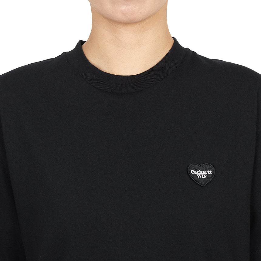 칼하트윕(CARHARTT WIP) 하트 패치 여성 반팔티셔츠 I032318 00EXX