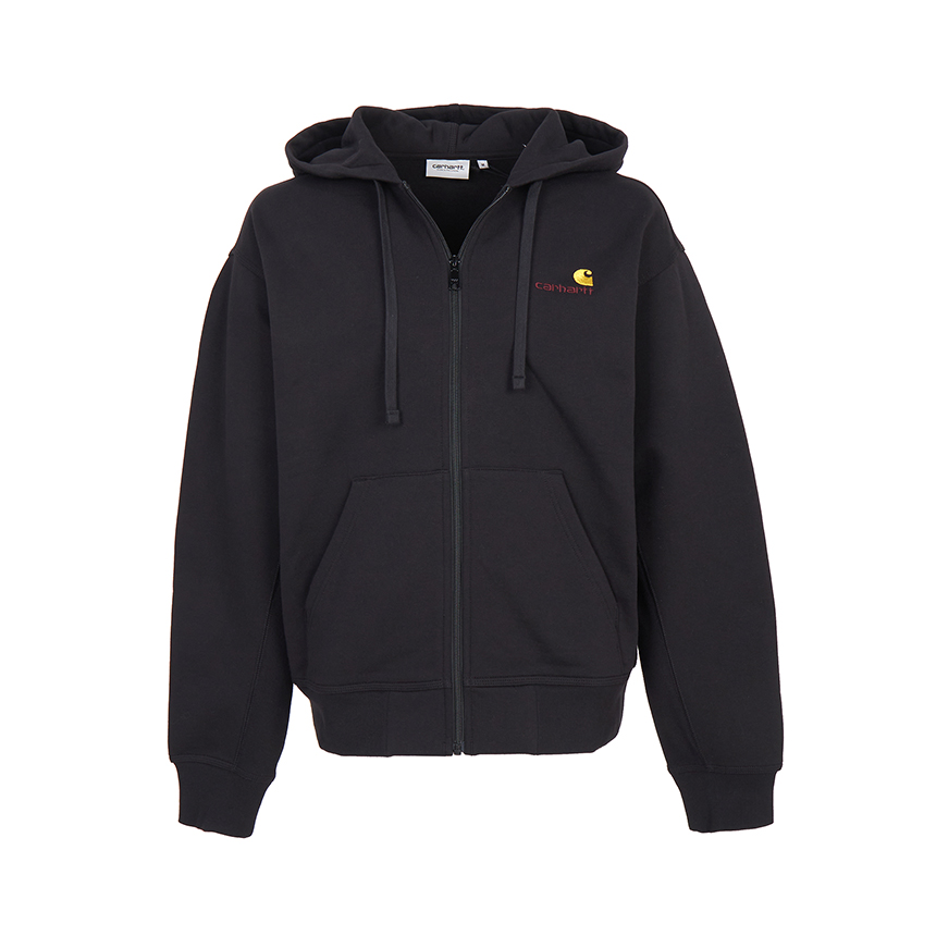 칼하트윕(CARHARTT WIP) 아메리칸 스크립트 남성 기모 후드 집업 I033063 89XX