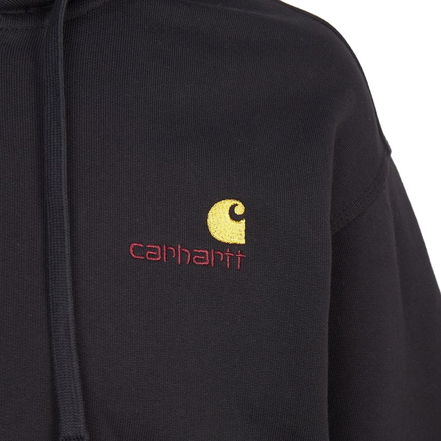 칼하트윕(CARHARTT WIP) 아메리칸 스크립트 남성 기모 후드 집업 I033063 89XX