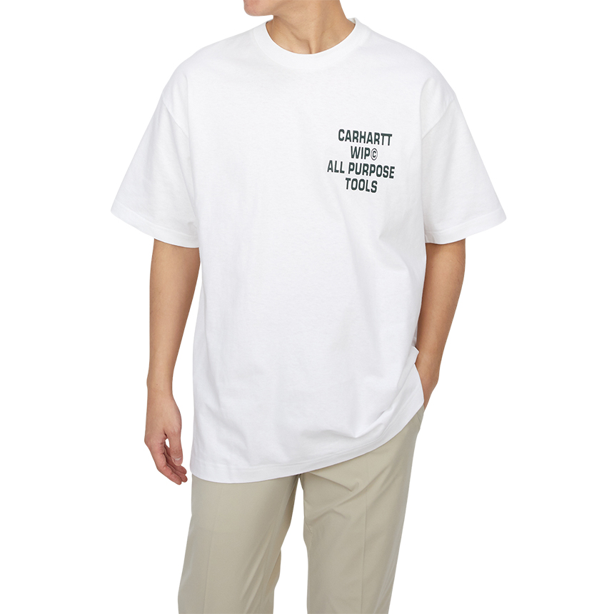 칼하트윕(CARHARTT WIP) 크로스 스크류 남성 반팔티셔츠 I033949 02XX