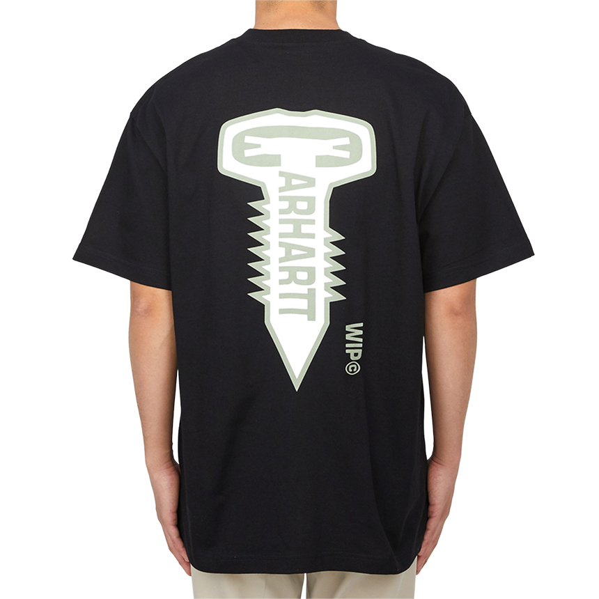 칼하트윕(CARHARTT WIP) 크로스 스크류 남성 반팔티셔츠 I033949 89XX