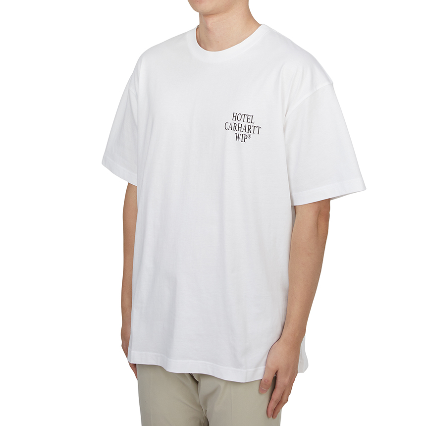칼하트윕(CARHARTT WIP) 호텔 키스 남성 반팔티셔츠 I033959 00AXX