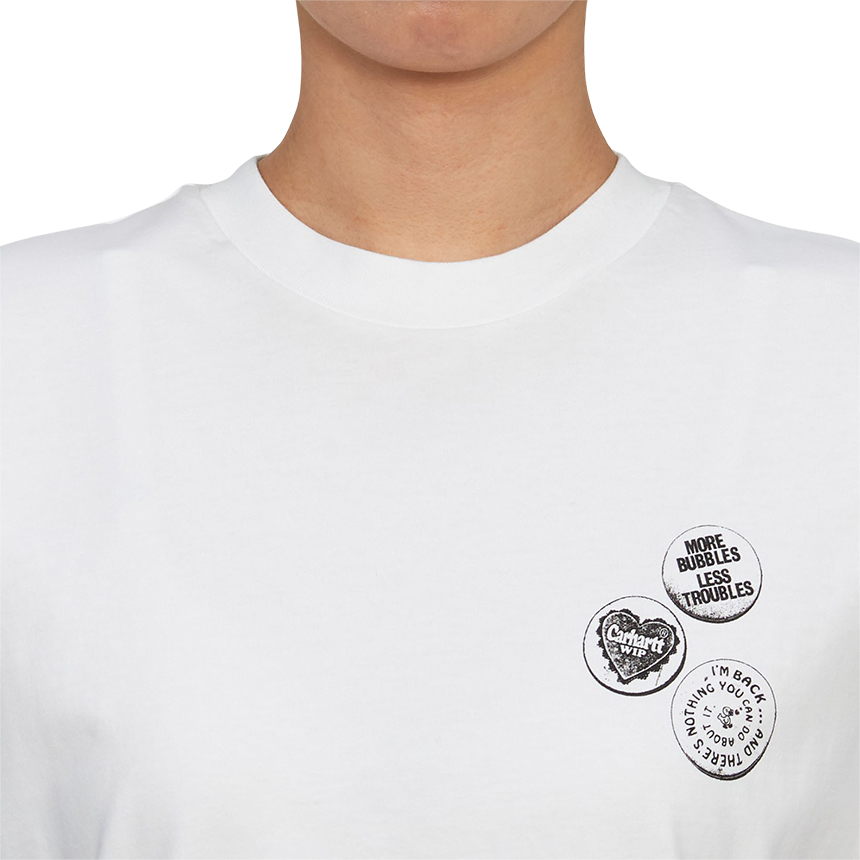 칼하트윕(CARHARTT WIP) 핀 여성 반팔티셔츠 I034006 00A06