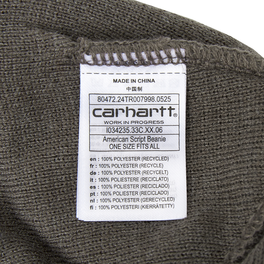 칼하트윕(CARHARTT WIP) 비니 (남여공용) I034235 33CXX