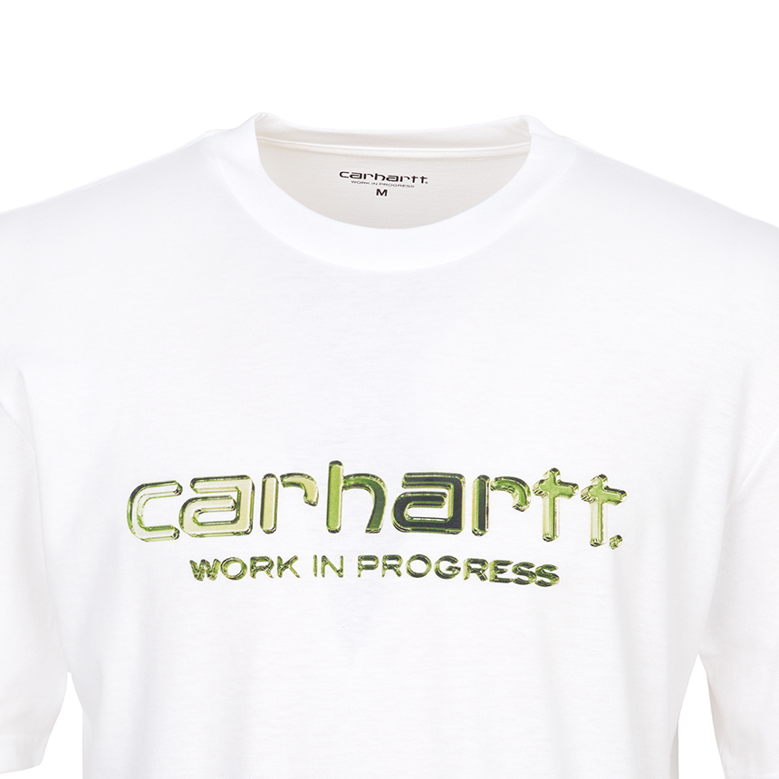 칼하트윕(CARHARTT WIP) 솔라 크롬 스크립트 남성 반팔티셔츠 I035205 02XX