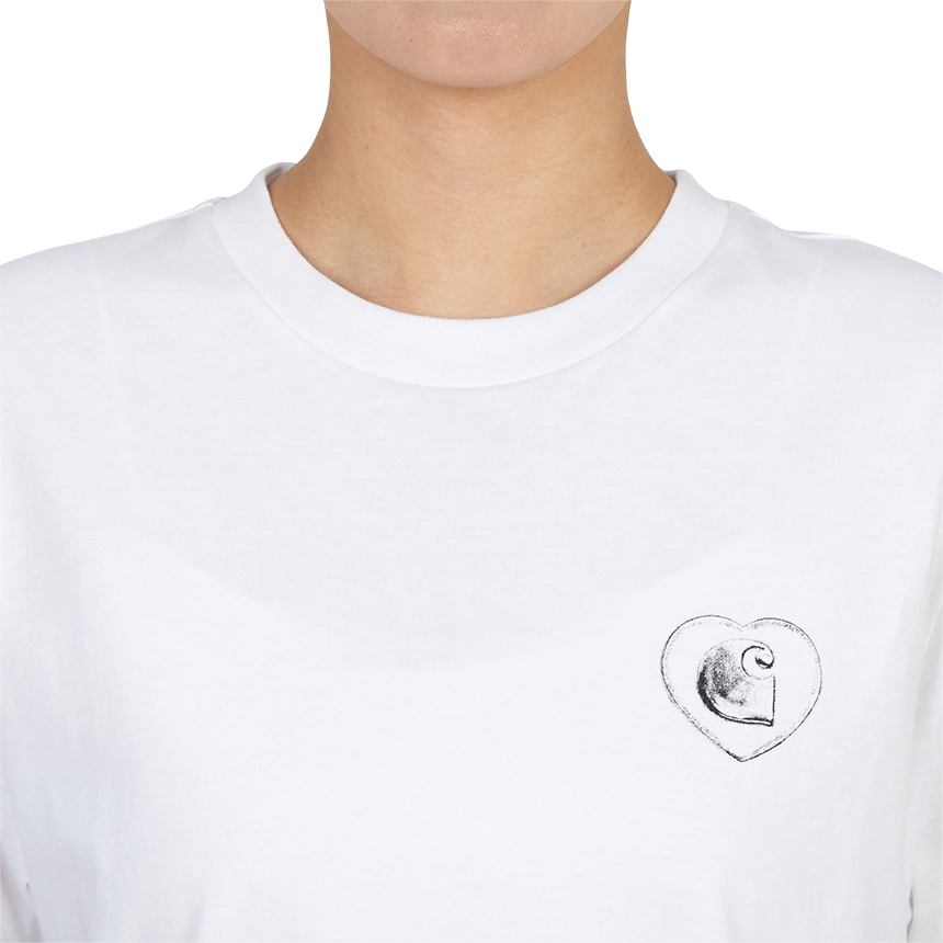 칼하트윕(CARHARTT WIP) 하트 오브 하트 여성 반팔티셔츠 I035477 02XX