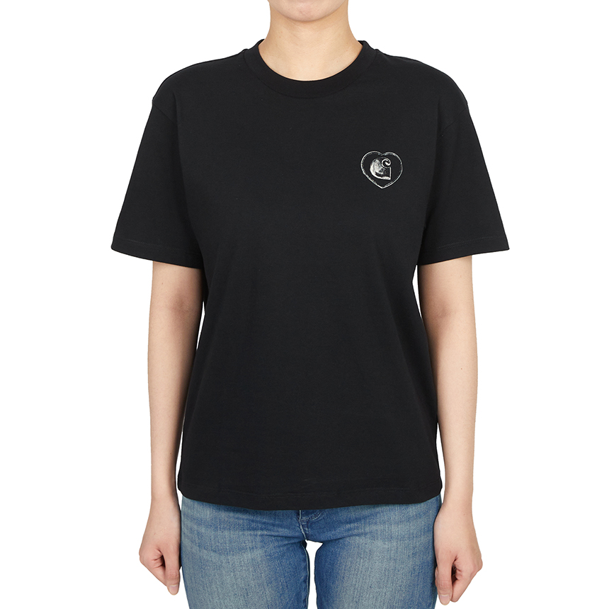 칼하트윕(CARHARTT WIP) 하트 오브 하트 여성 반팔티셔츠 I035477 89XX