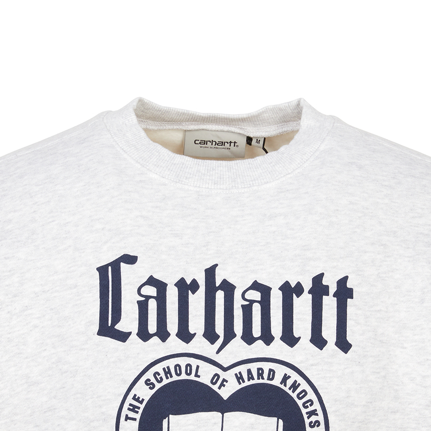 칼하트윕(CARHARTT WIP) 스쿨링 남성 기모 맨투맨 I035642 482XX