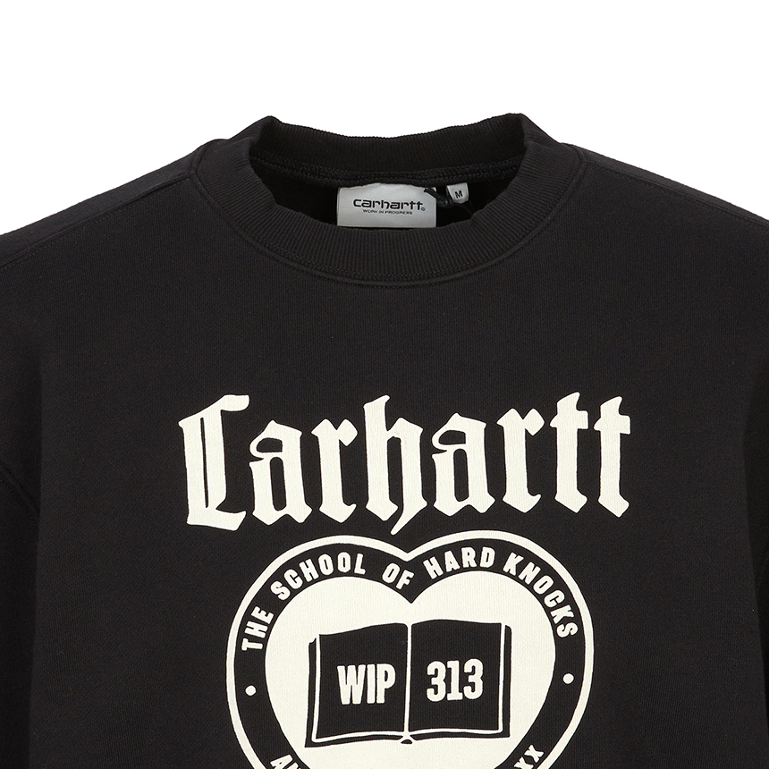 칼하트윕(CARHARTT WIP) 스쿨링 남성 기모 맨투맨 I035642 89XX