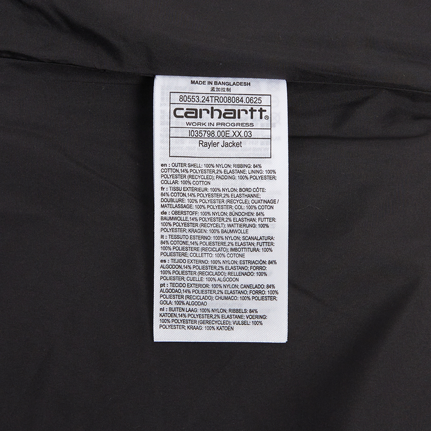 칼하트윕(CARHARTT WIP) 레일러 남성 패딩 점퍼 I035798 00EXX