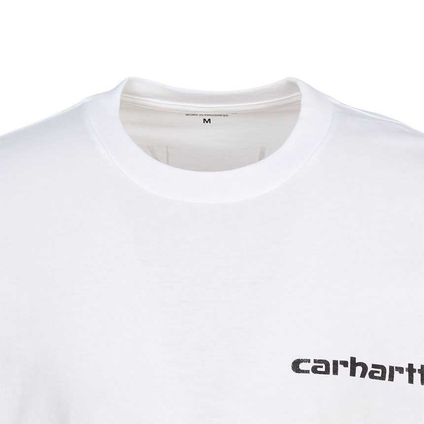 칼하트윕(CARHARTT WIP) 아카이브 스크립트 남성 반팔티셔츠 I036001 02XX