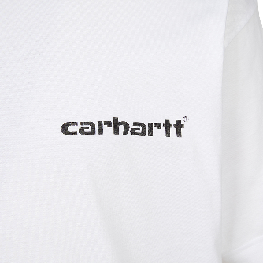 칼하트윕(CARHARTT WIP) 아카이브 스크립트 남성 반팔티셔츠 I036001 02XX