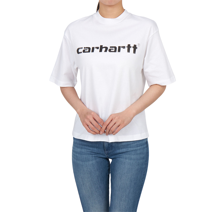 칼하트윕(CARHARTT WIP) 아카이브 스크립트 여성 반팔티셔츠 I036042 02XX