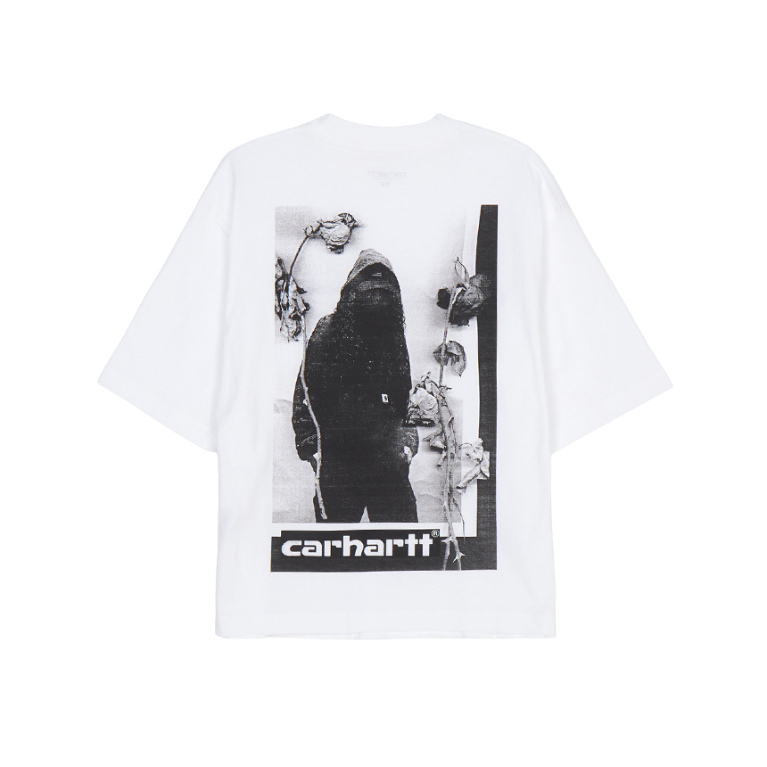 칼하트윕(CARHARTT WIP) 아카이브 스크립트 여성 반팔티셔츠 I036042 02XX