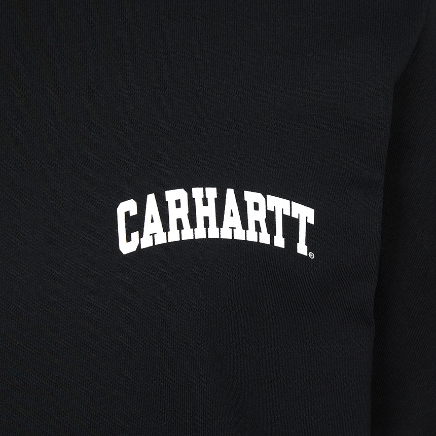 칼하트윕(CARHARTT WIP) 유니버시티 스크립트 남성 반팔티셔츠 I036110 0D2XX