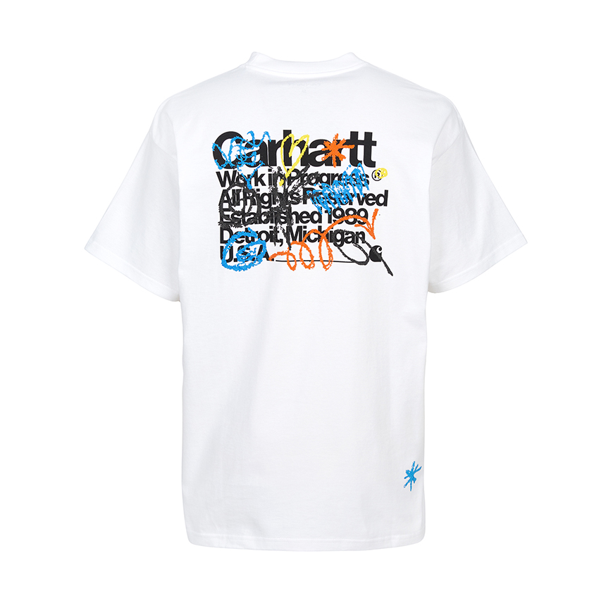 칼하트윕(CARHARTT WIP) 프라이머리 남성 반팔티셔츠 I036238 02XX