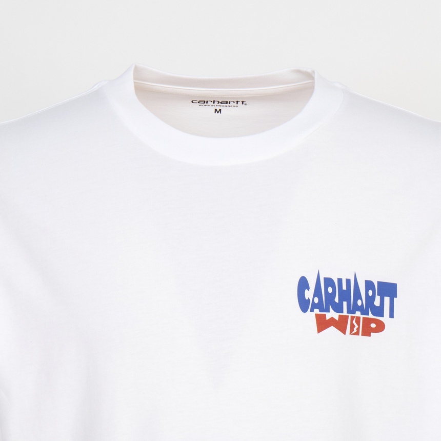 칼하트윕(CARHARTT WIP) 러기지 레이블 남성 반팔티셔츠 I036892 02XX