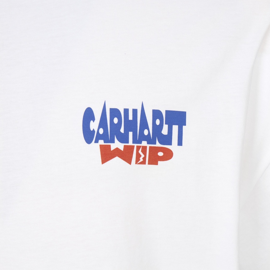 칼하트윕(CARHARTT WIP) 러기지 레이블 남성 반팔티셔츠 I036892 02XX