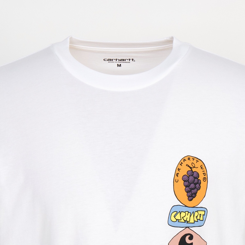 칼하트윕(CARHARTT WIP) 스택드 그레이프 남성 반팔티셔츠 I036902 02XX