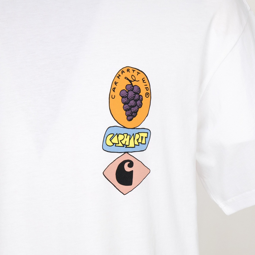 칼하트윕(CARHARTT WIP) 스택드 그레이프 남성 반팔티셔츠 I036902 02XX