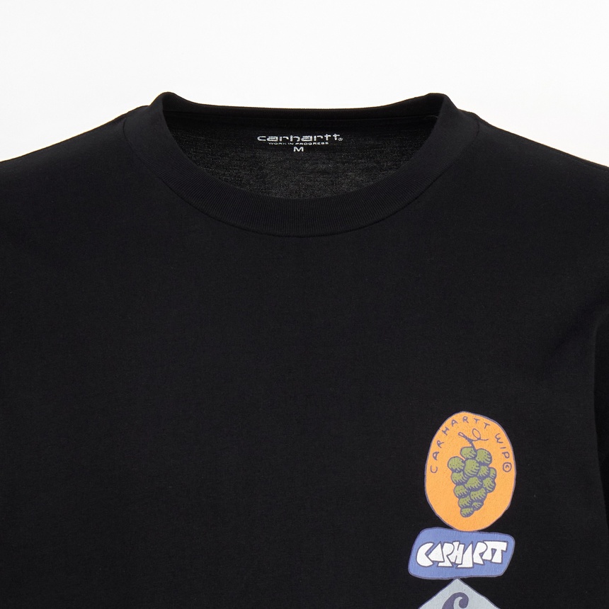 칼하트윕(CARHARTT WIP) 스택드 그레이프 남성 반팔티셔츠 I036902 89XX
