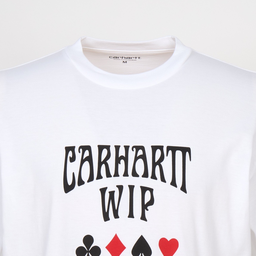 칼하트윕(CARHARTT WIP) 덱 스크립트 남성 반팔티셔츠 I037548 02XX