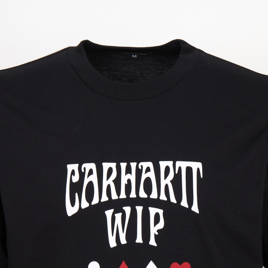 칼하트윕(CARHARTT WIP) 덱 스크립트 남성 반팔티셔츠 I037548 89XX