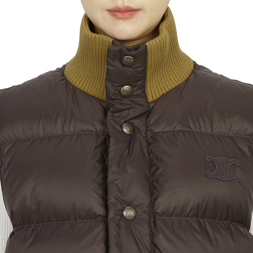 셀린느(CELINE) 여성 패딩 조끼 RI01B0T69 19BR