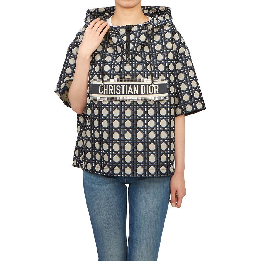 크리스찬디올(Christian Dior) 매크로까나쥬 여성 후드 반팔 아노락 417C19A2378 5856