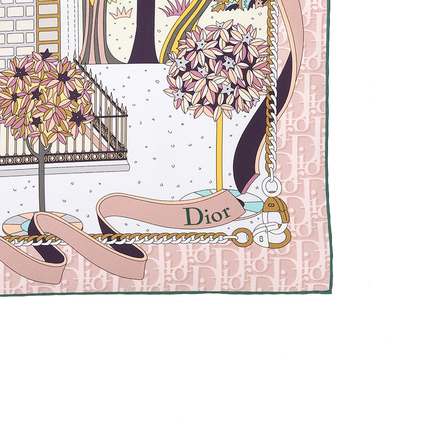크리스찬디올(Christian Dior) 애비뉴 90 스퀘어 여성 실크 스카프 62TC090S6046 427