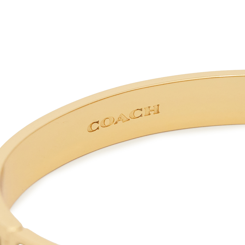 코치(COACH) 홀스 캐리지 여성 뱅글 팔찌 335755 GLD 001