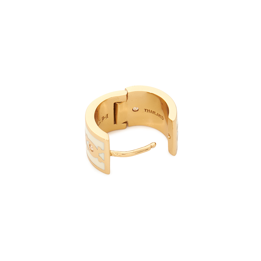코치(COACH) 스크래치 시그니처 여성 허기 귀걸이 408098 GLD 100 SB_408098 GLD 100_067
