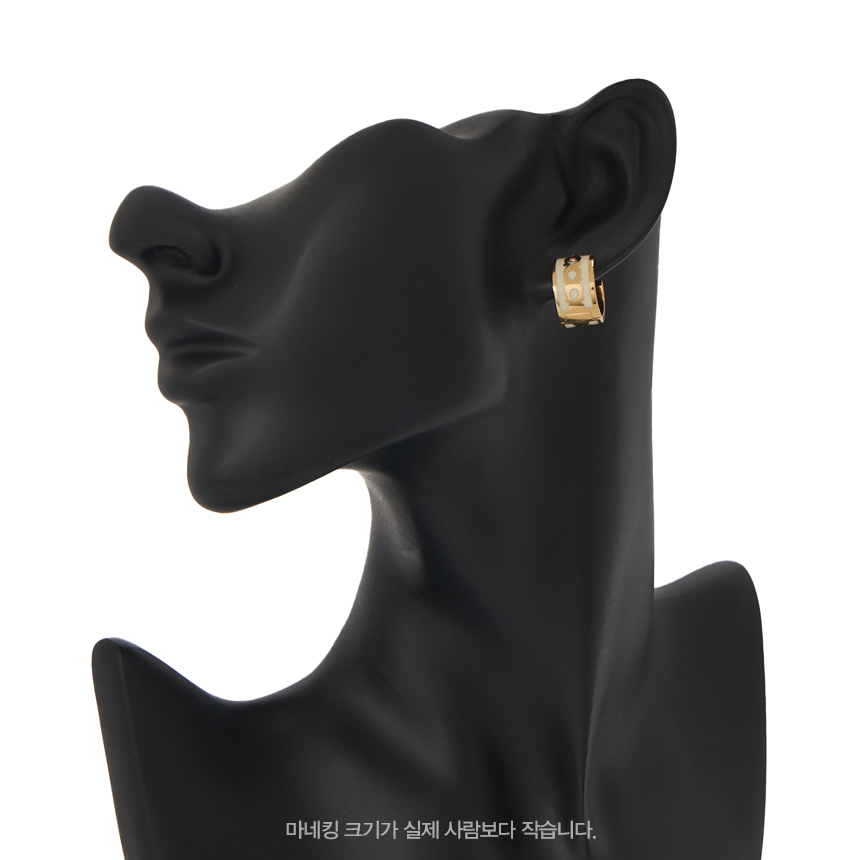코치(COACH) 스크래치 시그니처 여성 허기 귀걸이 408098 GLD 100 SB_408098 GLD 100_067