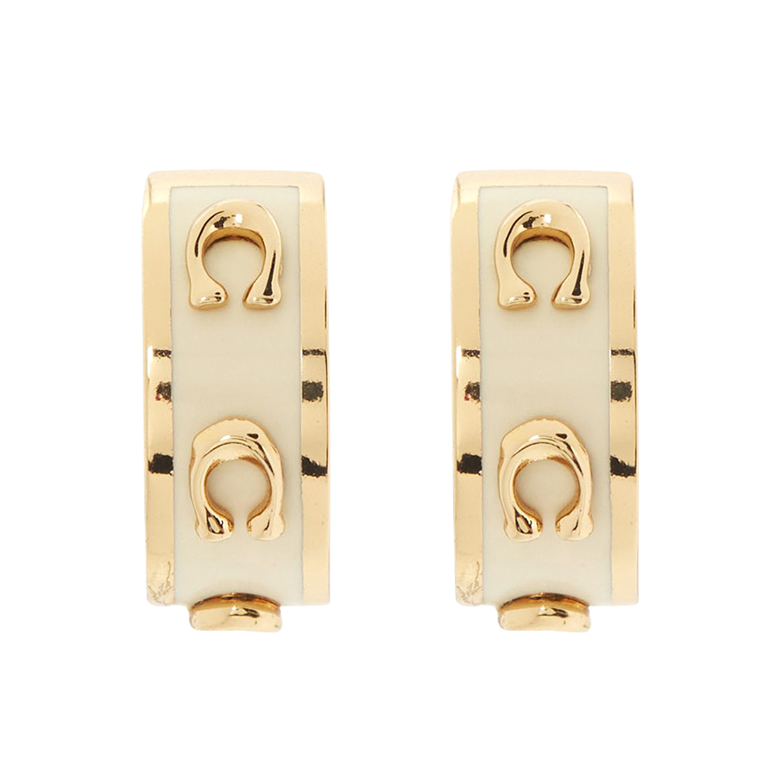 코치(COACH) 스크래치 시그니처 여성 귀걸이 448375 GLD 100 SC_448375 GLD 100_060