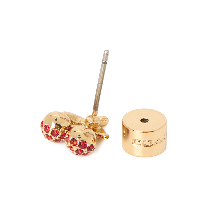 코치(COACH) 스크래치 페이브 체리 여성 귀걸이 557554 GLD 600 SA_557554 GLD 600_010