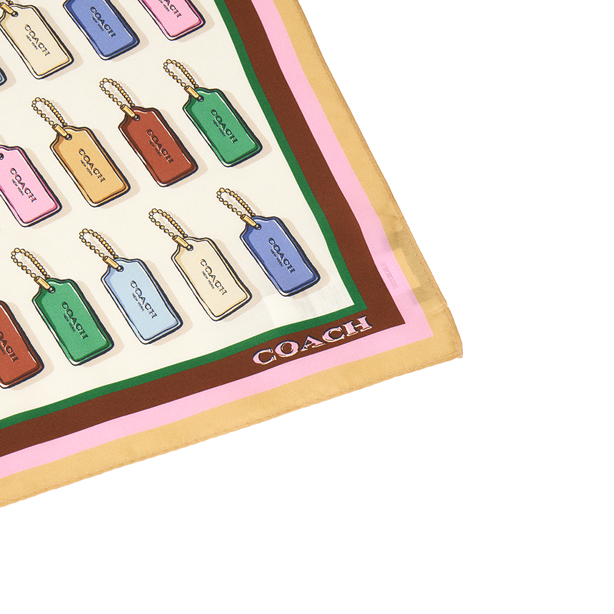 코치(COACH) 여성 실크 반다나 스카프 CAZ30 CAH