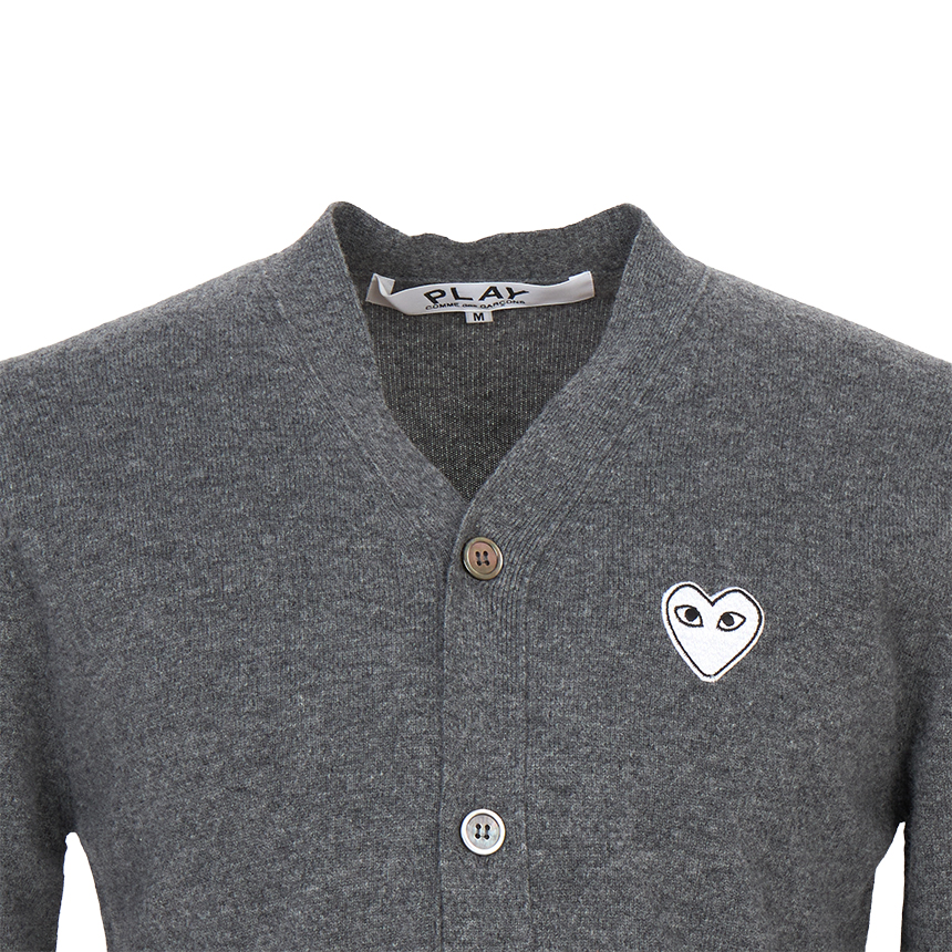 꼼데가르송(COMME DES GARCONS) 화이트와펜 가디건 (남여공용) AX N062 051 3