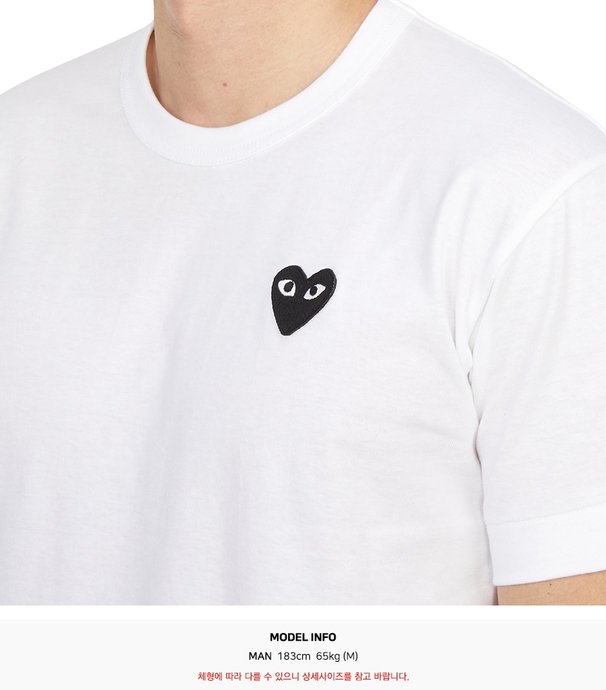 꼼데가르송(COMME DES GARCONS) 블랙와펜 반팔티셔츠 (남여공용) AX T064 051 2