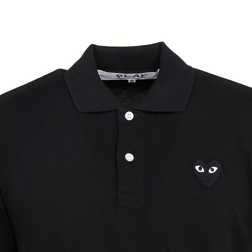 꼼데가르송(COMME DES GARCONS) 블랙와펜 카라 반팔티셔츠 (남여공용) AX T066 051 1