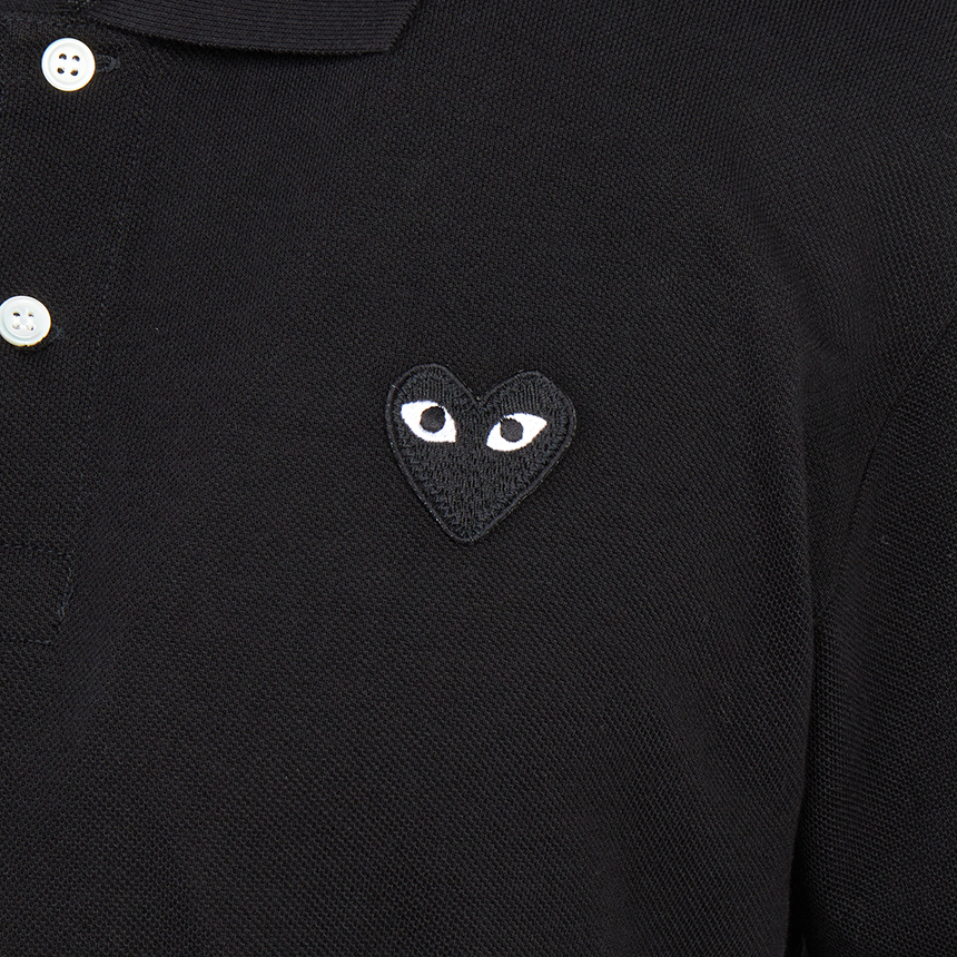 꼼데가르송(COMME DES GARCONS) 블랙와펜 카라 반팔티셔츠 (남여공용) AX T066 051 1